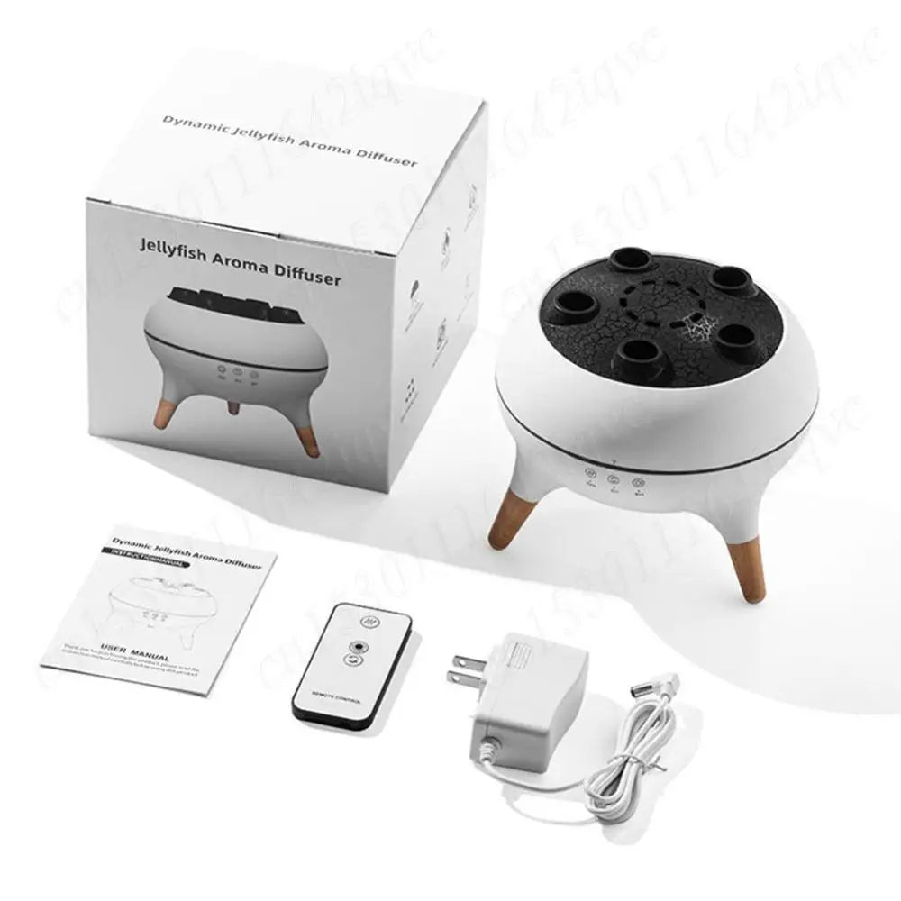 Belro Dynamic Jellyfish humidifier and essential oil diffuser with glowing jellyfish design for health and beauty use