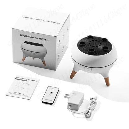 Belro Dynamic Jellyfish humidifier and essential oil diffuser with glowing jellyfish design for health and beauty use