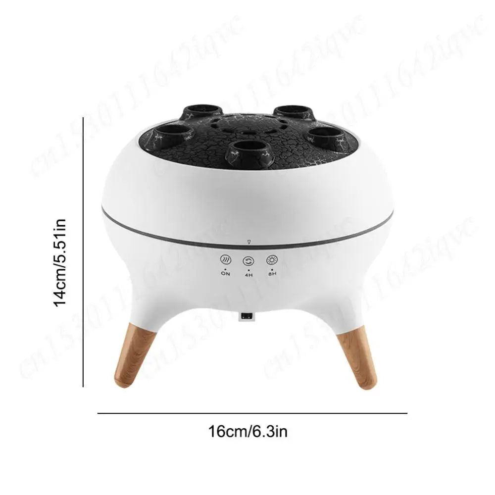 Belro Dynamic Jellyfish humidifier and essential oil diffuser with a glowing jellyfish design in a health and beauty setting.