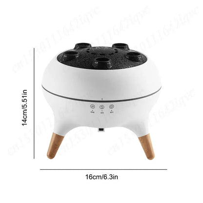 Belro Dynamic Jellyfish humidifier and essential oil diffuser with a glowing jellyfish design in a health and beauty setting.