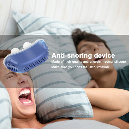 Belro silicone anti-snore device with adjustable gears for improved sleep, designed to reduce snoring and promote better rest.