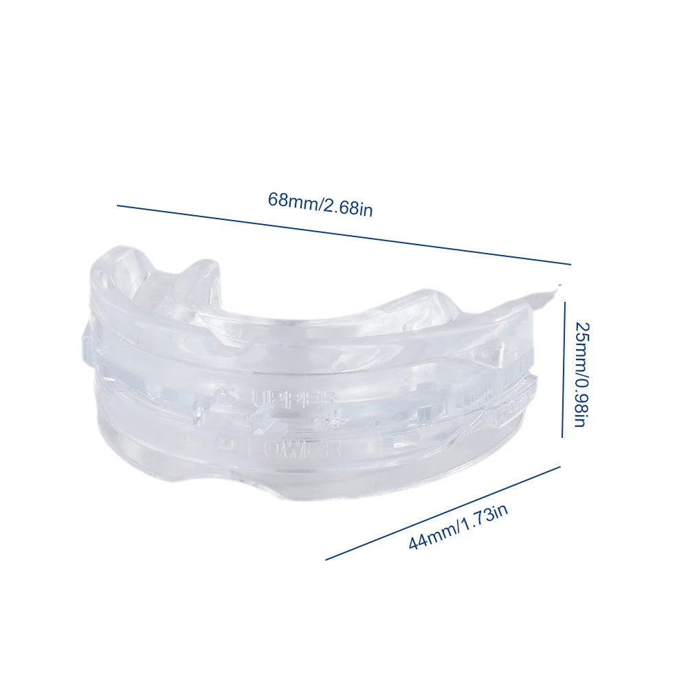 Belro reusable anti snore mouthpiece with storage box, designed to reduce snoring and improve sleep comfort.