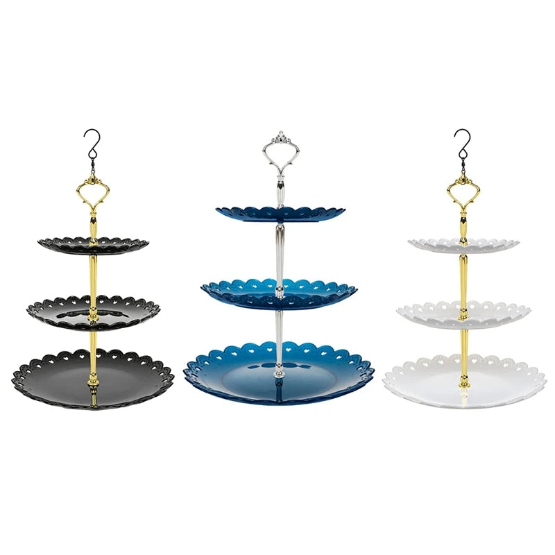 Belro 3-tier hanging bird feeder and bird bath combo with decorative design for garden bird watching.