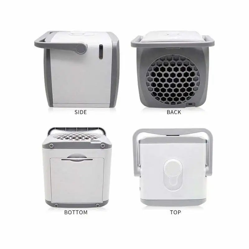 Belro 4-in-1 portable air conditioner with humidifier and purifier, ideal for outdoor home and garden use.