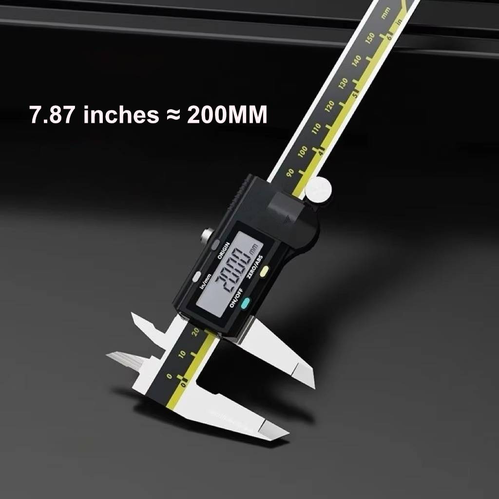 Belro digital caliper measuring tool with digital display for precise measurements in tools and hardware.