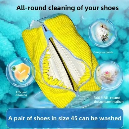 Belro 2-piece footwear laundry washing bags for shoes, durable mesh bags for easy cleaning and protection of shoes during wash cycles.