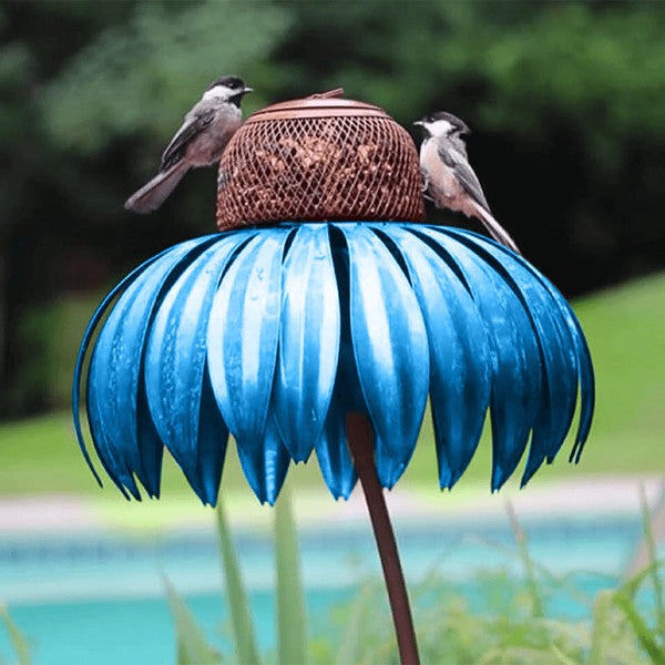 Belro Coneflower Bird Feeder for home and garden decor, showcasing a colorful bird feeder designed like a coneflower.