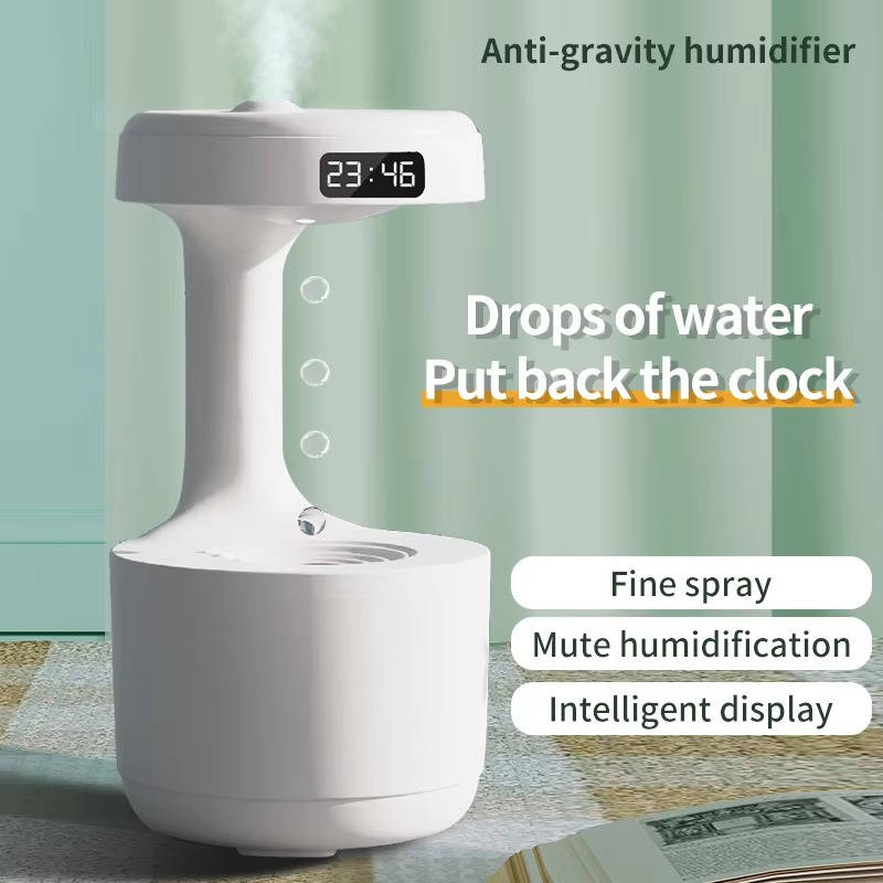 Small Belro humidifier with a sleek white design, compact size, and adjustable mist outlet for home or office use.
