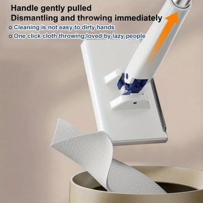 Belro automatic cloth clip mini mop with handle, ideal for quick cleaning in home and garden, compact and easy to use.