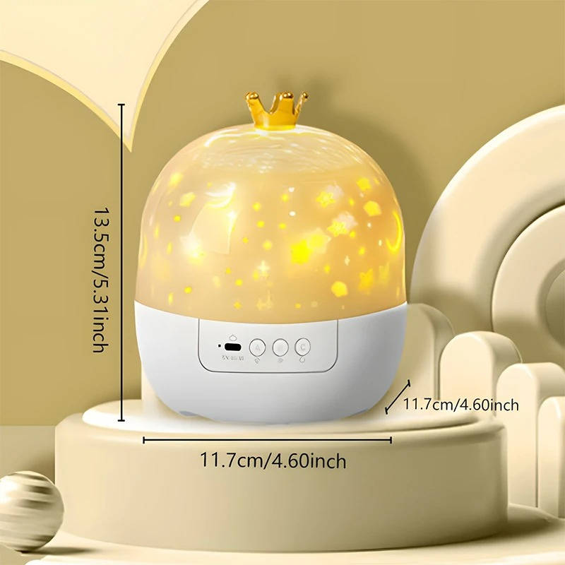 Belro projector night light for kids, an electronic night light with colorful projection images suitable for children’s bedrooms.