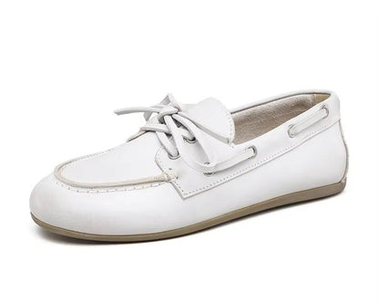 Women genuine leather moccasins by Belro, featuring soft leather uppers, slip-on design, and stylish stitching details.