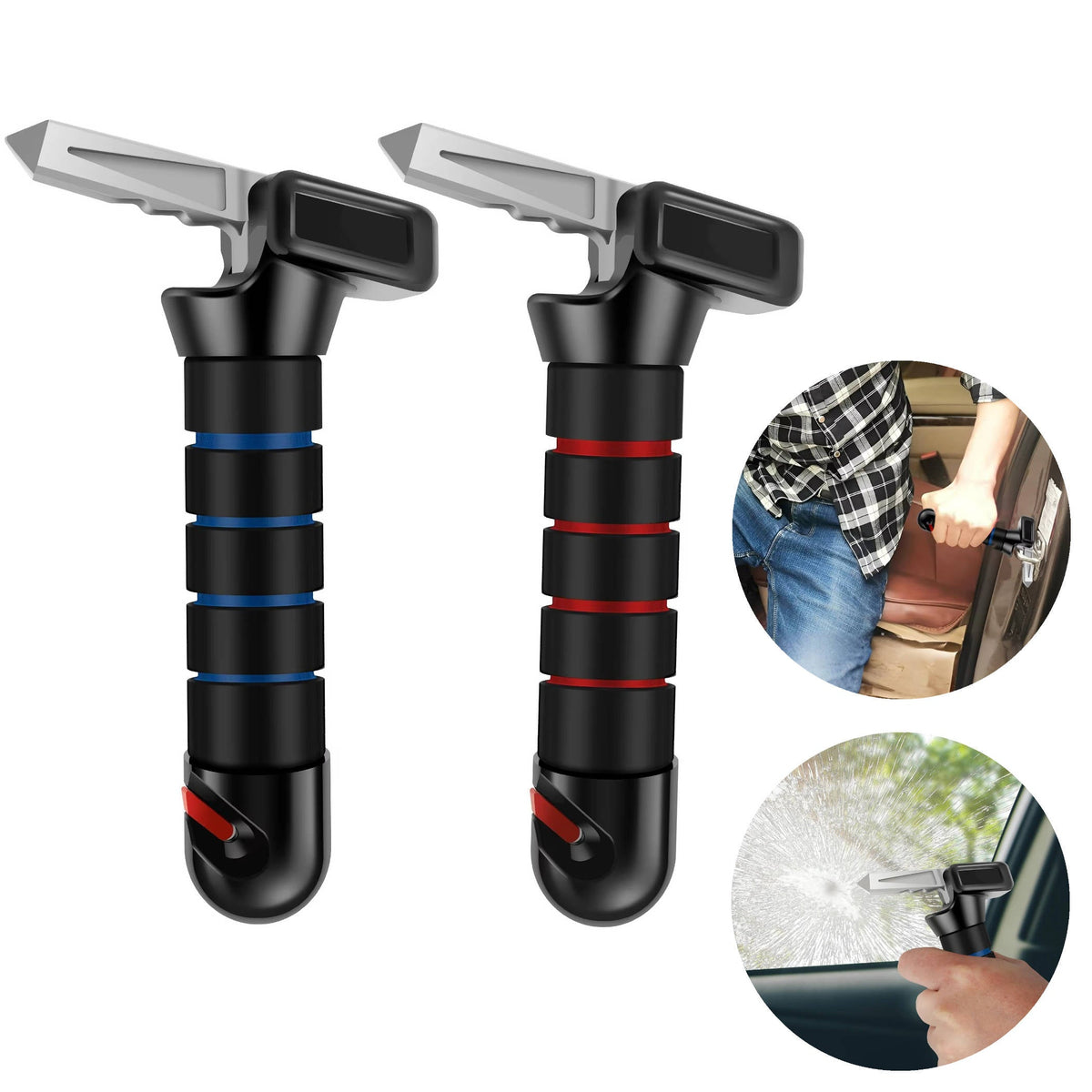 Belro Car Assist Handle for Elderly in a 2-pack, mounted on a vehicle interior for support and stability.