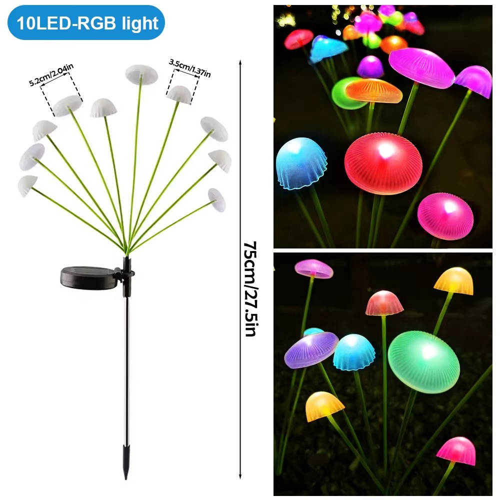 Belro Solar Jellyfish Lights outdoor decor with floating jellyfish design, perfect for garden or patio ambiance.