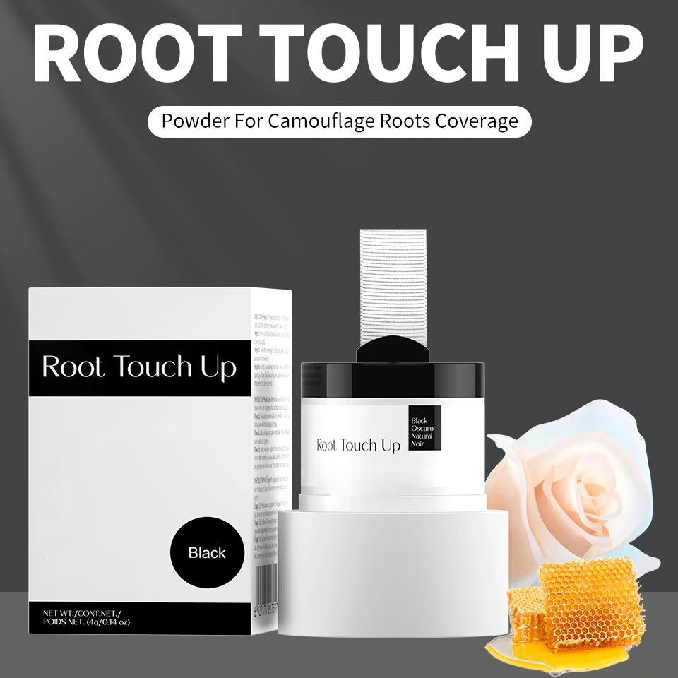 Belro Hairline Powder for thinning hair, close-up of the fine powder in a container, designed to enhance hairline appearance.