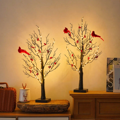 Belro glowing tree decorative night light with illuminated branches, perfect for cozy home lighting and ambient decor.