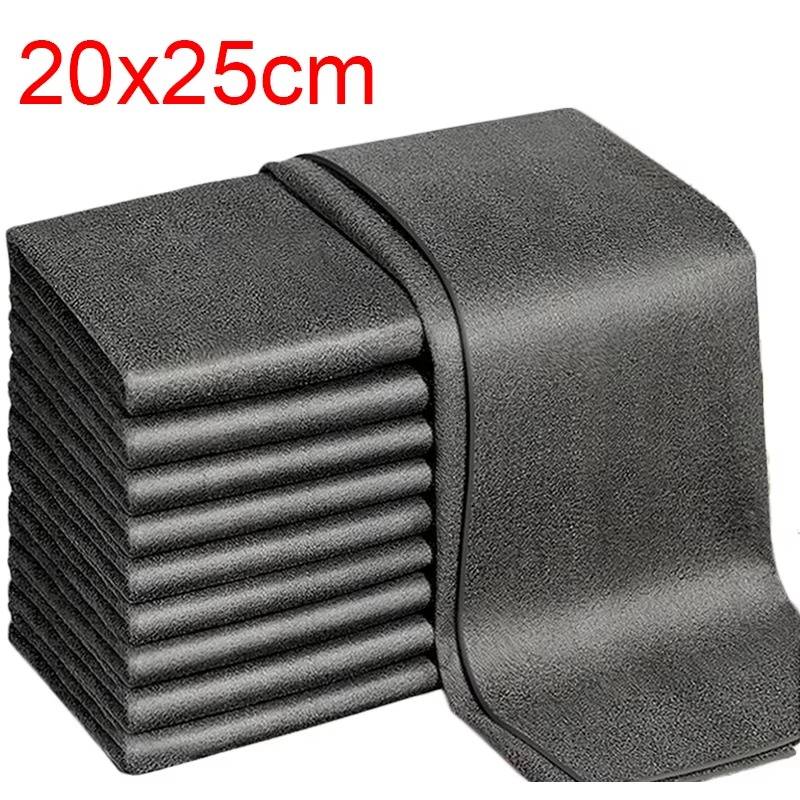 Set of 10 Belro microfiber cloths for cleaning windows, cars, and kitchens, versatile and soft for household use.