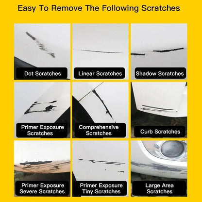 Belro Car Scratch Remover Spray for home and garden, showing a close-up of the spray bottle with a sleek design and product label.
