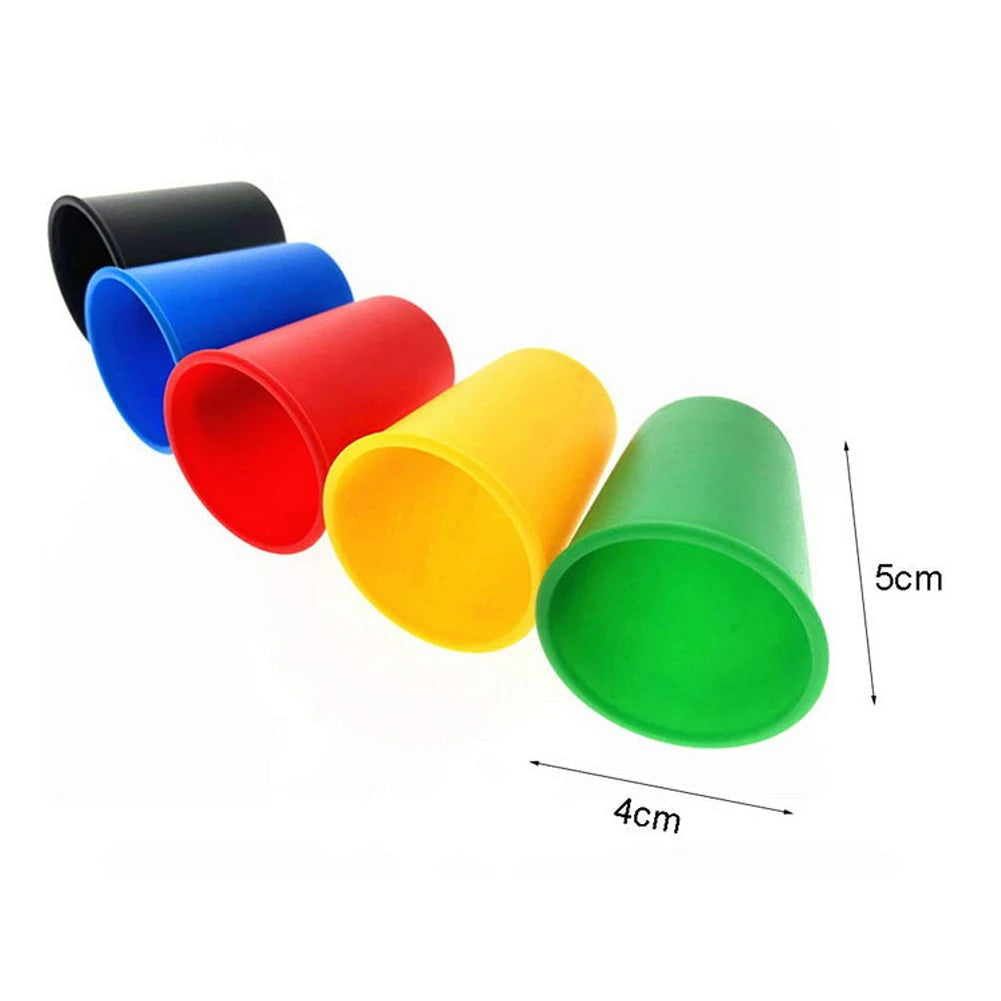 Belro Mini Sport Stacking Cups toy set with colorful stacking cups arranged in a pyramid on a white background.