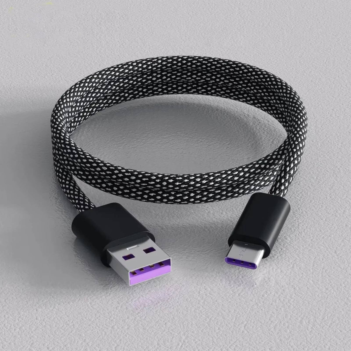 Belro magnetic anti-tangle charging cable for electronics, featuring super fast charging and a sleek, tangle-free design.
