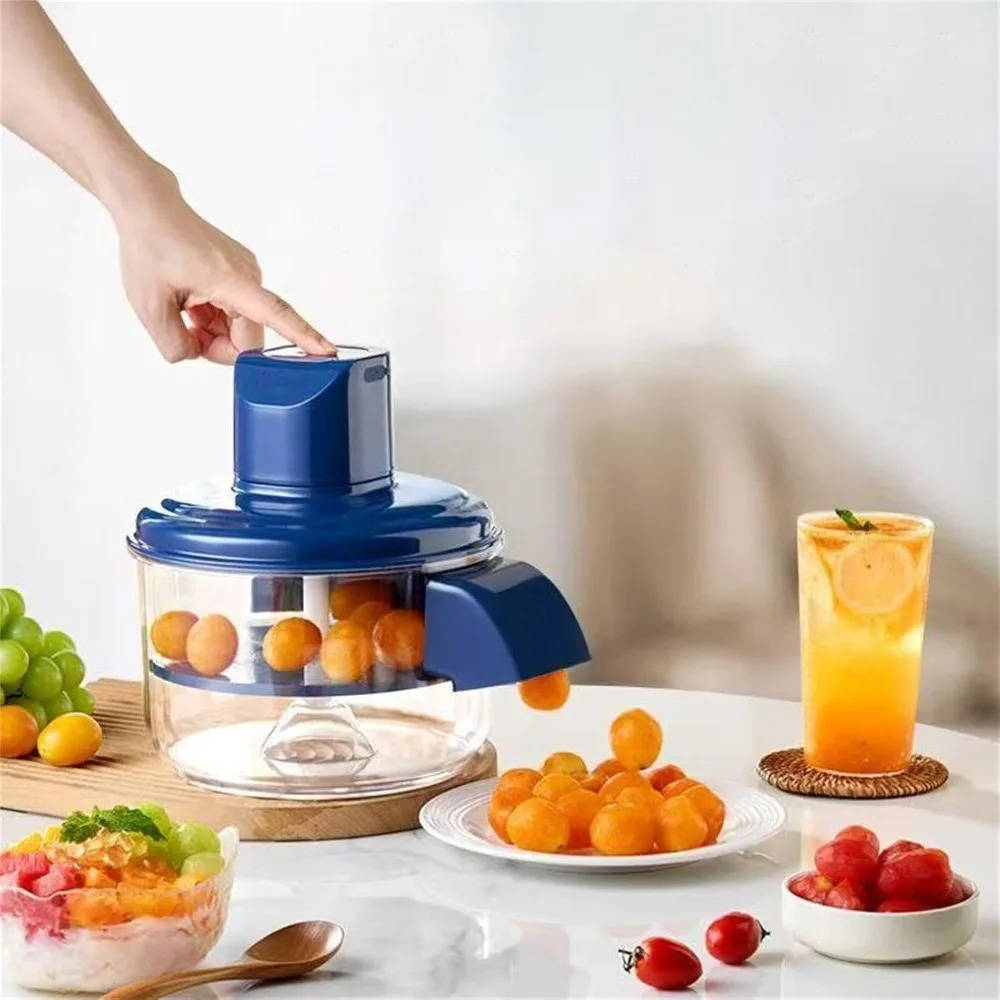 Belro electric fruit and vegetable peeler with stainless steel blades and ergonomic handle on a kitchen countertop.