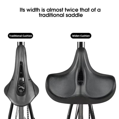 Belro comfortable bike saddle designed for long rides, suitable for outdoor cycling and outdoor home garden use.