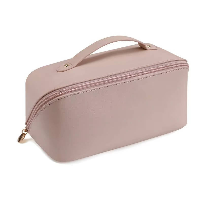 Belro cosmetics storage bag with multiple compartments, compact design, ideal for travel and organizing beauty products.