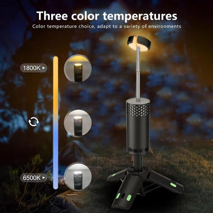 Rechargeable Belro camping lantern providing bright LED light for outdoor activities and emergency use.