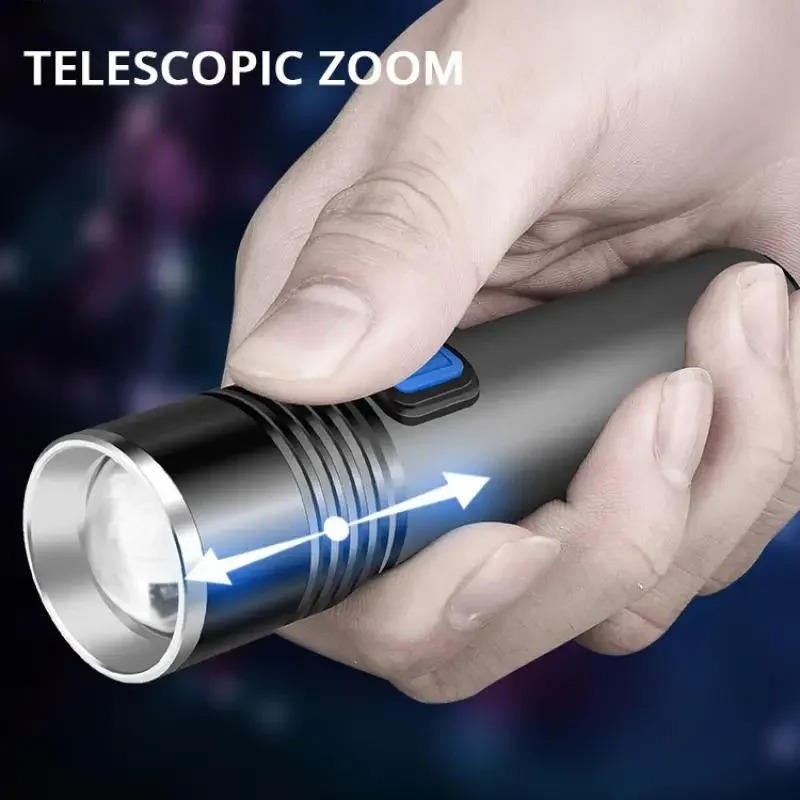 Black Light Flashlight by Belro, compact handheld LED flashlight for ultraviolet illumination, ideal for detection and security tasks.