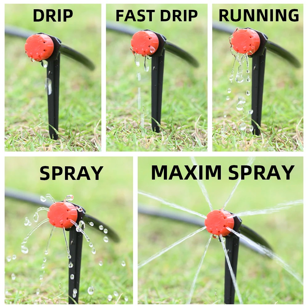 Belro drip irrigation system with automatic timer, tools and hardware for efficient garden watering setup.