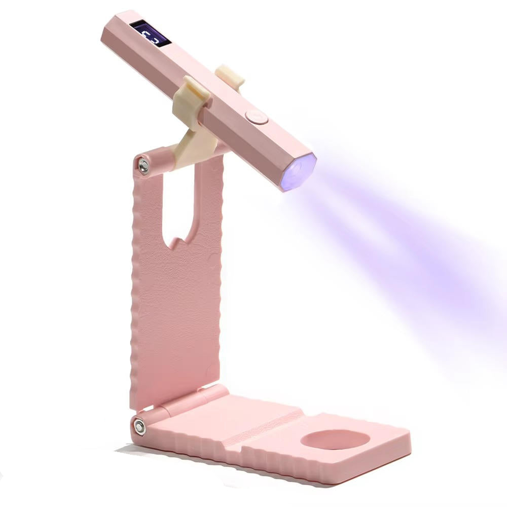 Belro portable LED nails lamp with compact design and multiple light settings for professional gel nail curing.