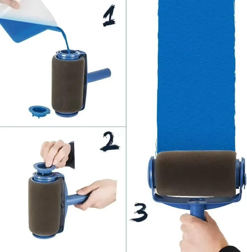 Belro self-priming paint brush roller for smooth application, ideal for painting walls and ceilings with ease and precision.