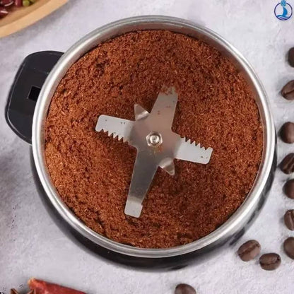 Belro coffee beans grinder with stainless steel burrs and compact design for fresh coffee brewing at home.