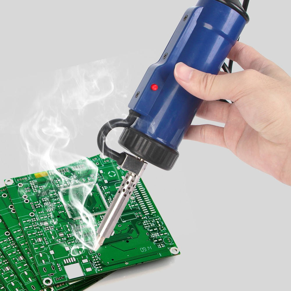 Belro automatic desoldering machine with three suction nozzles for solder removal, tool for electronics repair and soldering tasks.