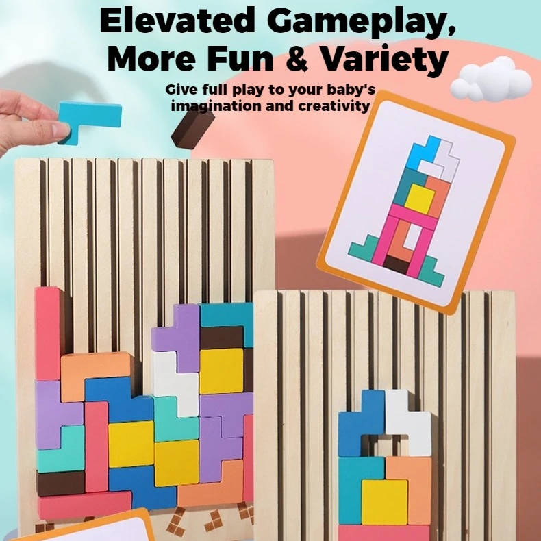 Colorful Montessori toys from Belro, featuring wooden shapes and educational games for children.