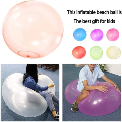 Belro 3 Set Giant Jelly Balloon Balls for Toys and Games, colorful and translucent, perfect for outdoor play and fun activities.