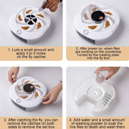 Belro electric fly trap device with grid and LED light for indoor pest control, designed to attract and eliminate flies.