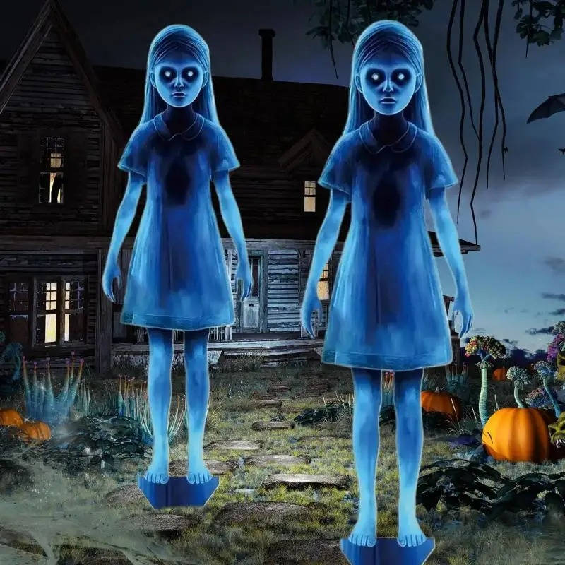 Girl ghost Halloween costume by Belro, featuring a spooky ghost design perfect for courtyard Halloween decorations.