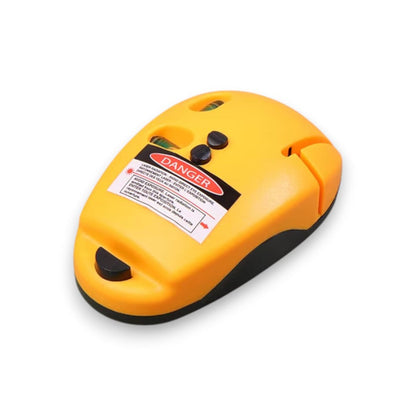 Mivoza compact laser level with self-levelling feature for precise horizontal and vertical alignment in home improvement projects.