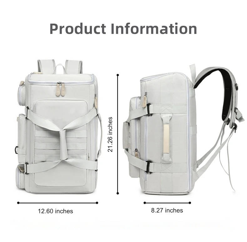 Belro large capacity travel backpack for laptops, with multiple compartments and padded straps, ideal for electronics travel.