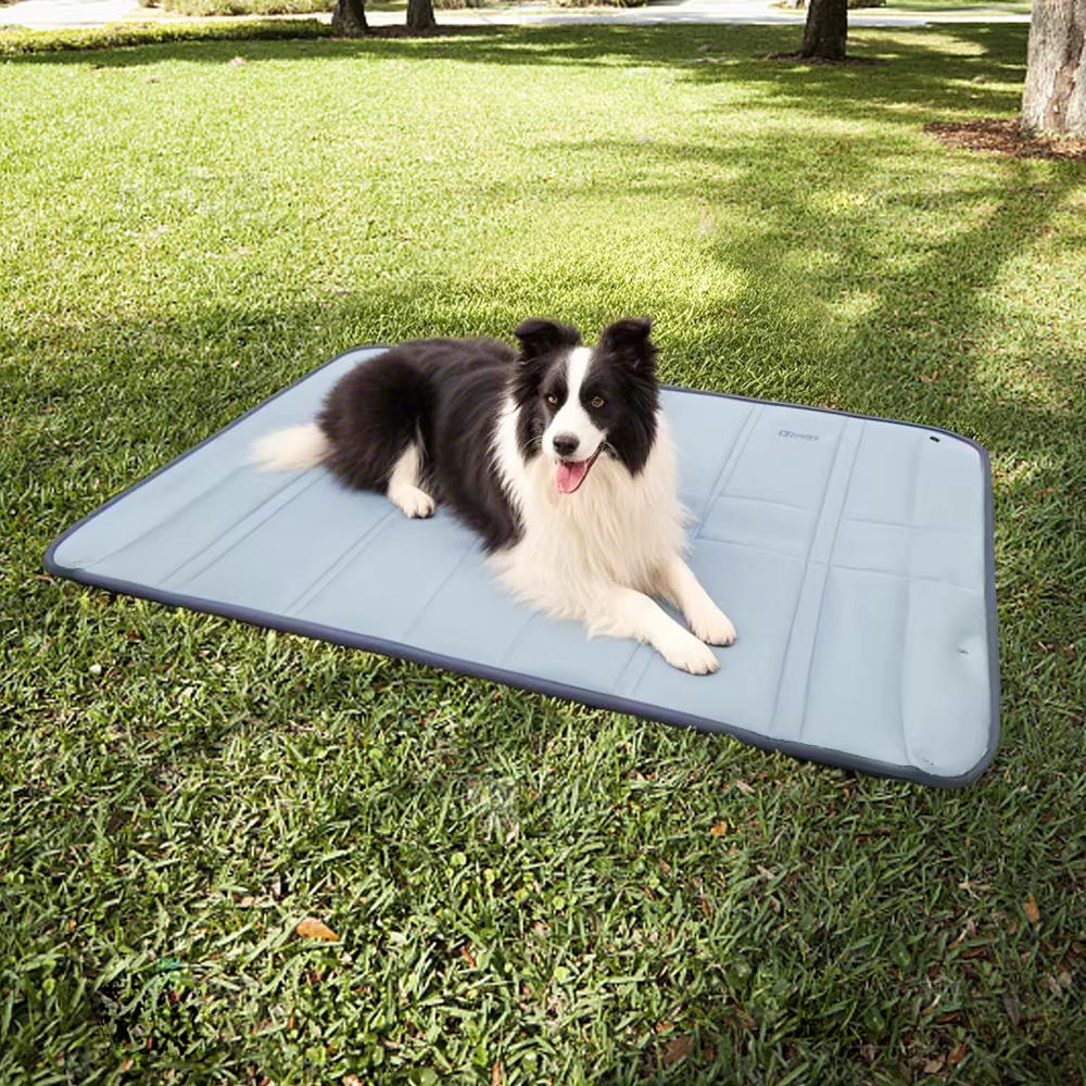 Belro dog travel bag with compact wallet design, featuring multiple compartments for storing essentials during trips.