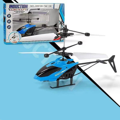 Belro RC helicopter toy with colorful blades and remote control, ready for indoor or outdoor flying fun.