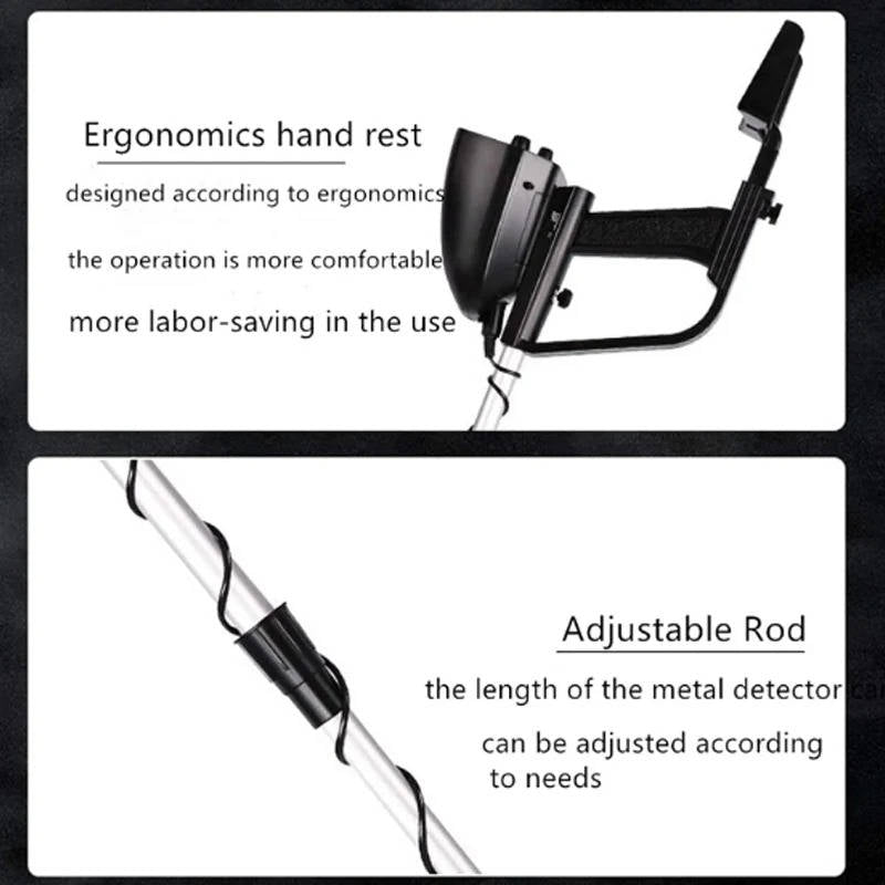 Belro professional underground metal detector with digital display, designed for gold detection and treasure hunting in electronics.