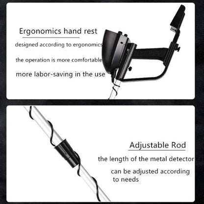 Belro professional underground metal detector with digital display, designed for gold detection and treasure hunting in electronics.
