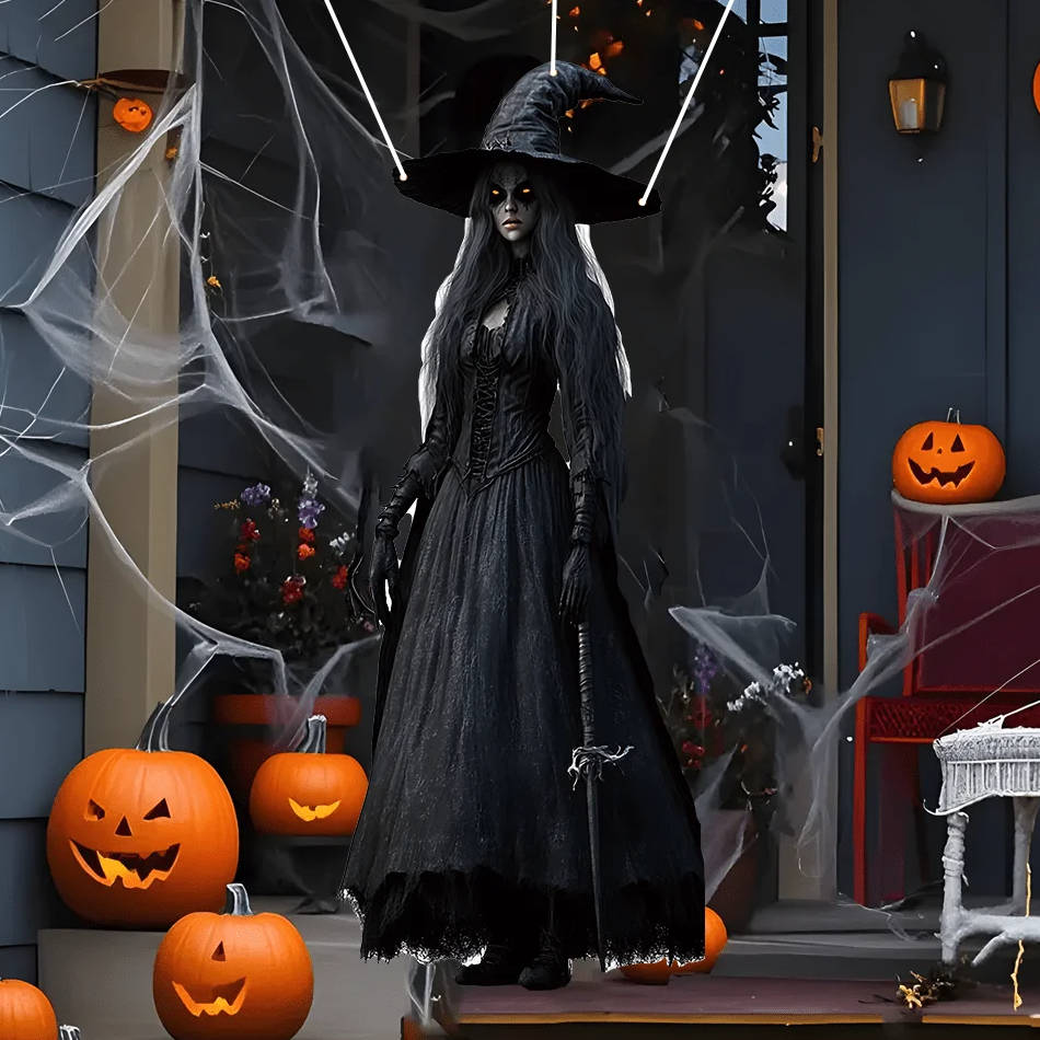 Belro Hanging Halloween Decorations for outdoor home and garden decor, featuring spooky themed ornaments for seasonal decoration.