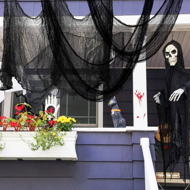 Belro Halloween yard decorations featuring spooky tools and hardware-themed props for outdoor Halloween displays.