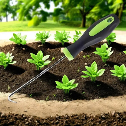 Belro heavy-duty ergonomic weed puller tool for outdoor gardening, featuring a sturdy handle and ergonomic design.