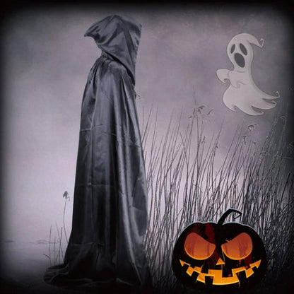 Belro hooded horror Halloween costume featuring a spooky hooded cloak for kids or adults, perfect for trick-or-treating or costume parties.