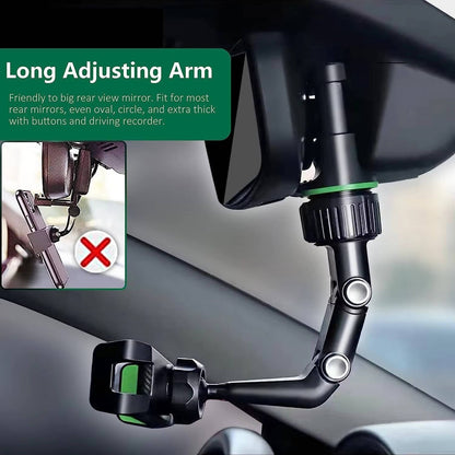 Belro universal cell phone holder mount attached to car dashboard, adjustable for smartphones, perfect for hands-free driving.