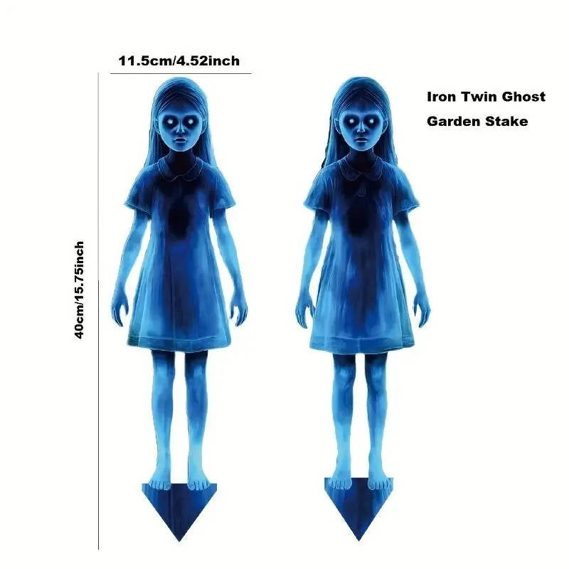 Belro Girl Ghost Halloween courtyard decoration costume, featuring spooky ghost design for festive outdoor decor.
