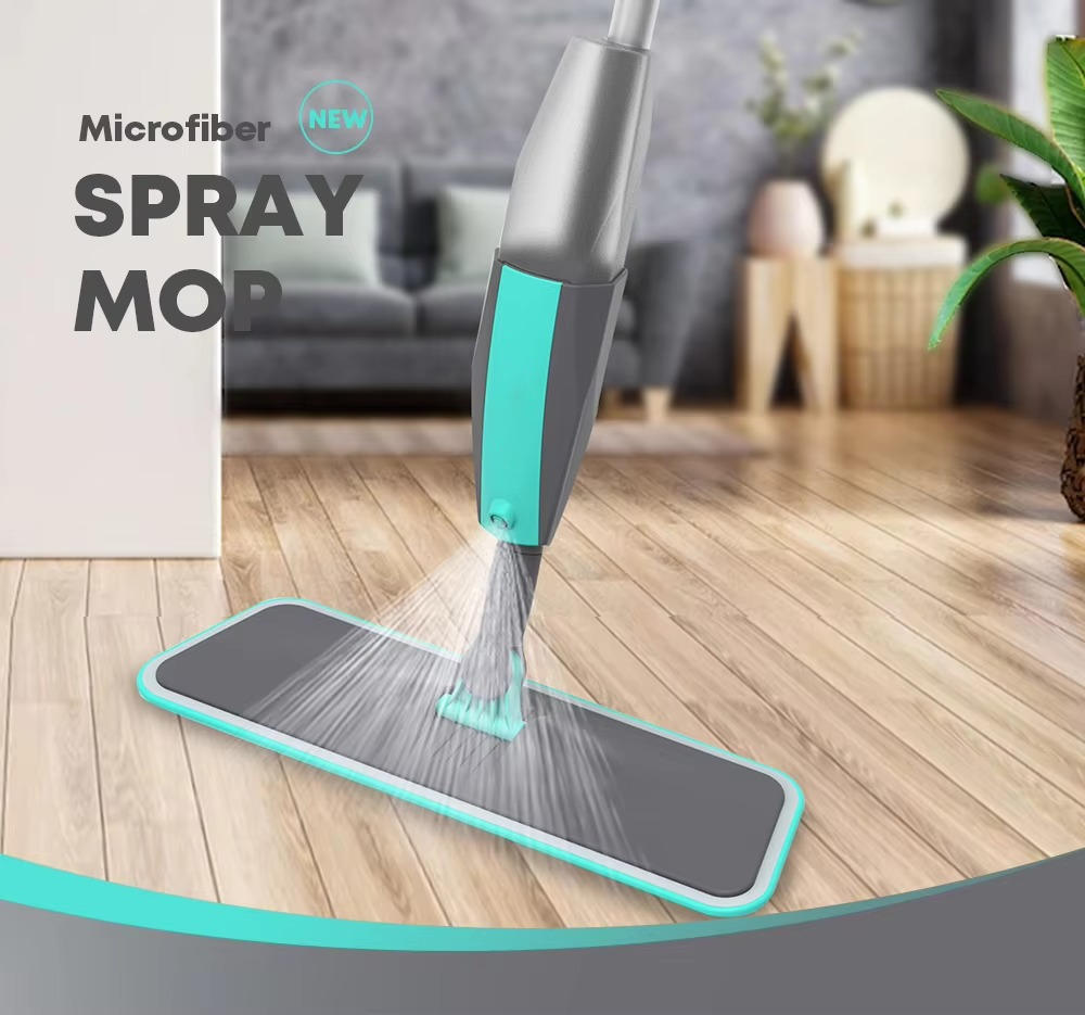 Belro spray mop for home cleaning, with a lightweight handle and reusable mop pad, ideal for hardwood and tile floors.